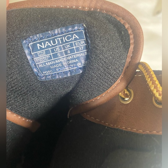 Nautica Channing Duck Boots Brown Size Youth 5 - Picture 7 of 14